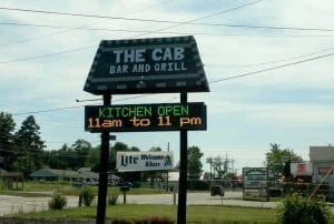 The Cab Bar & Grille - Exterior - Signage - Erie, PA